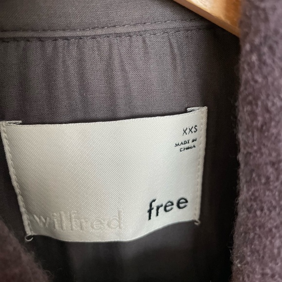 New aritzia ganna jacket 72595 100% merino wool Jacket  xxs - Picture 10 of 11